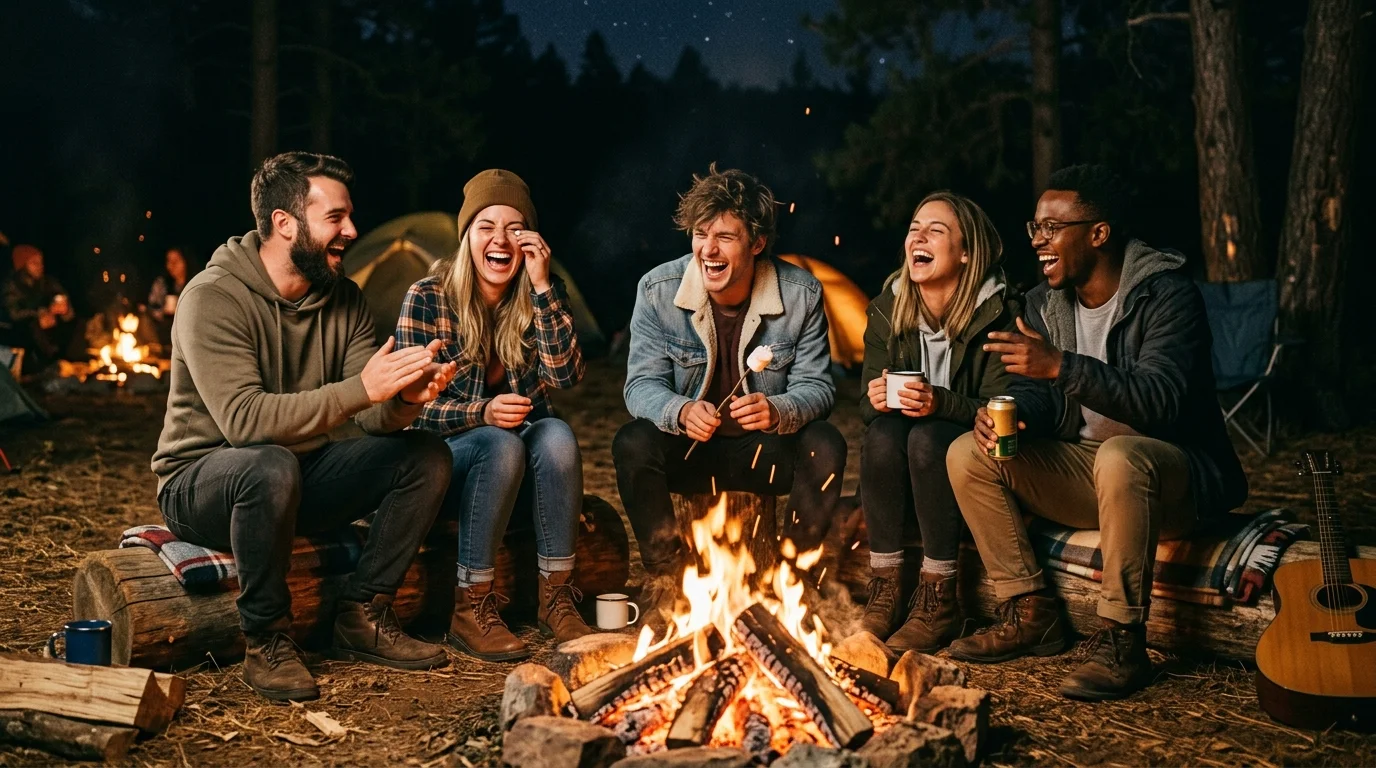 Camping and Survival Fire Humor
