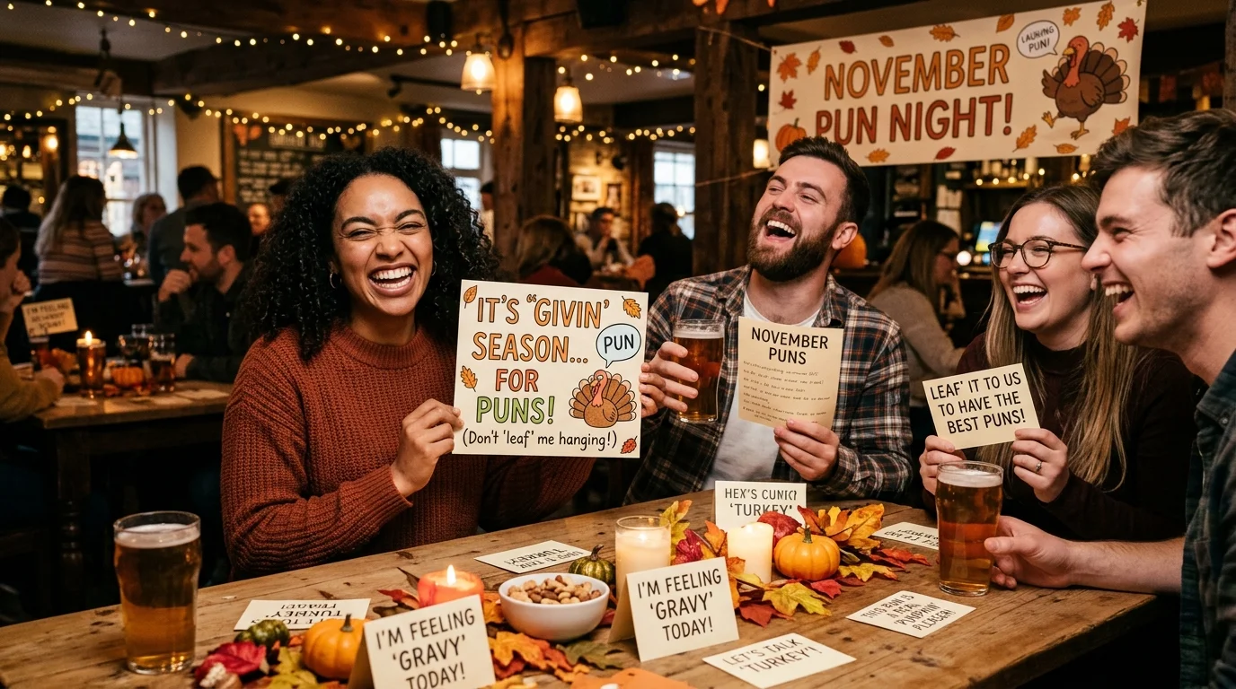 Chilly Weather November Puns