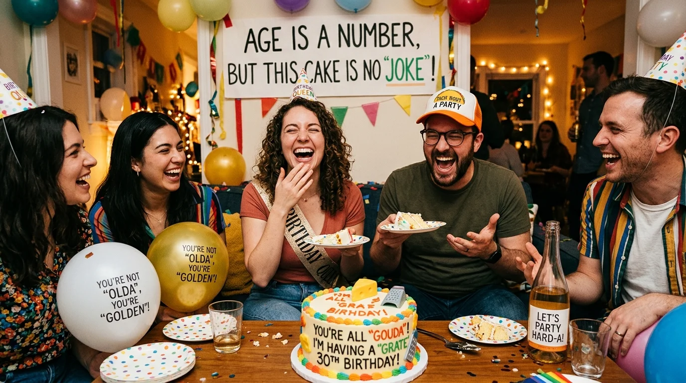 Friends and Family Birthday Puns