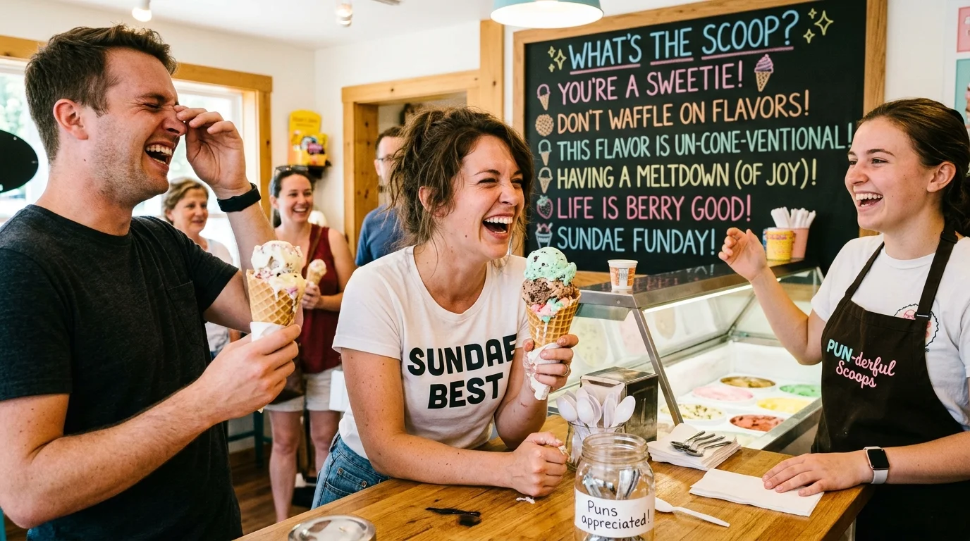 Ice Cream Shop Puns