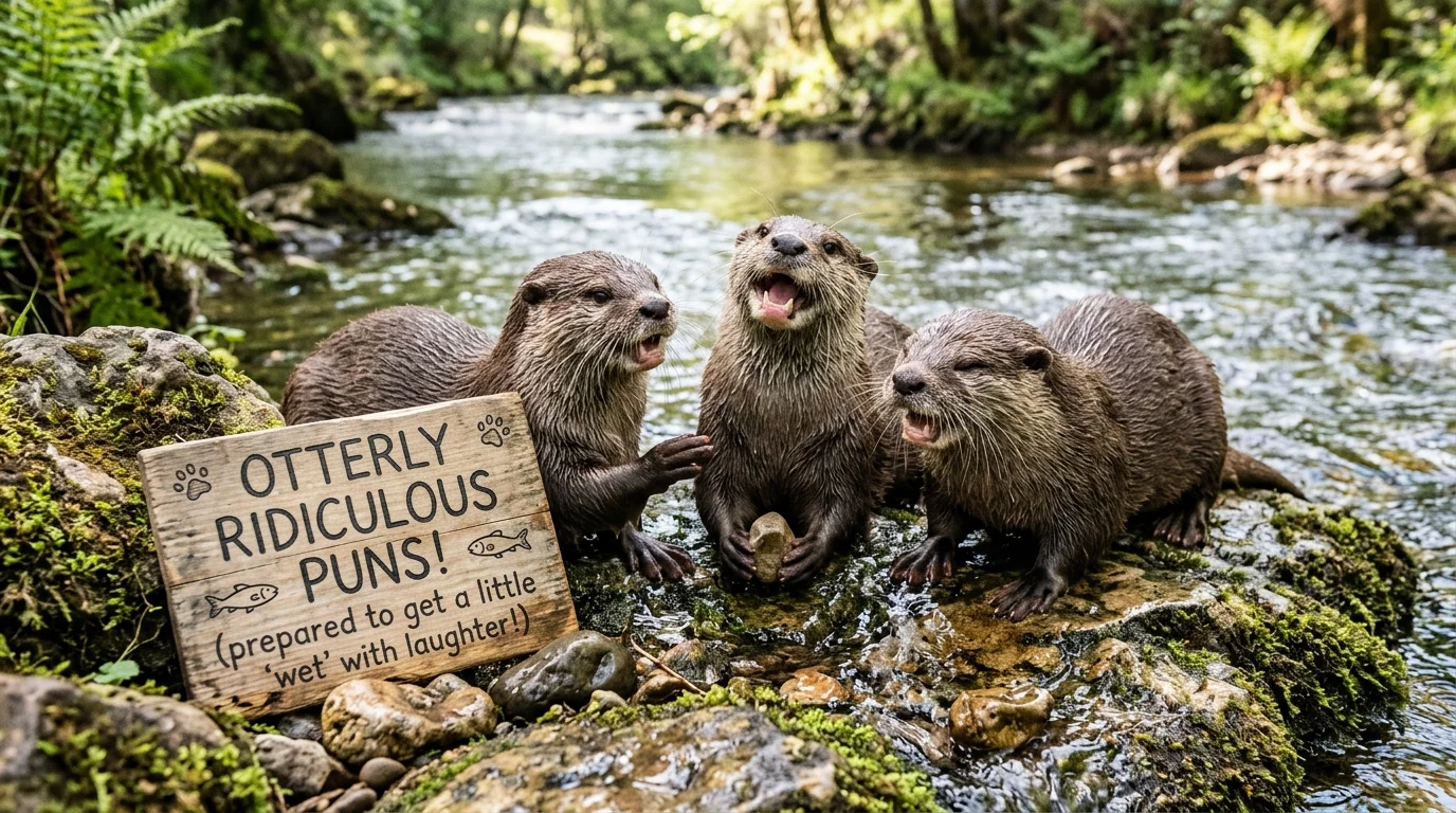 Otter Life Motivation Puns