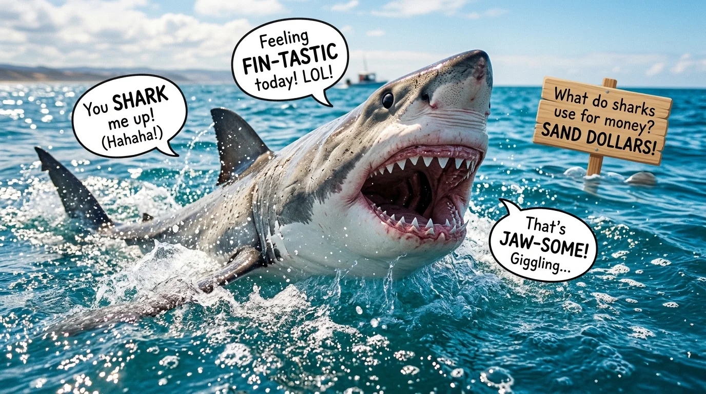 Positive Shark Puns