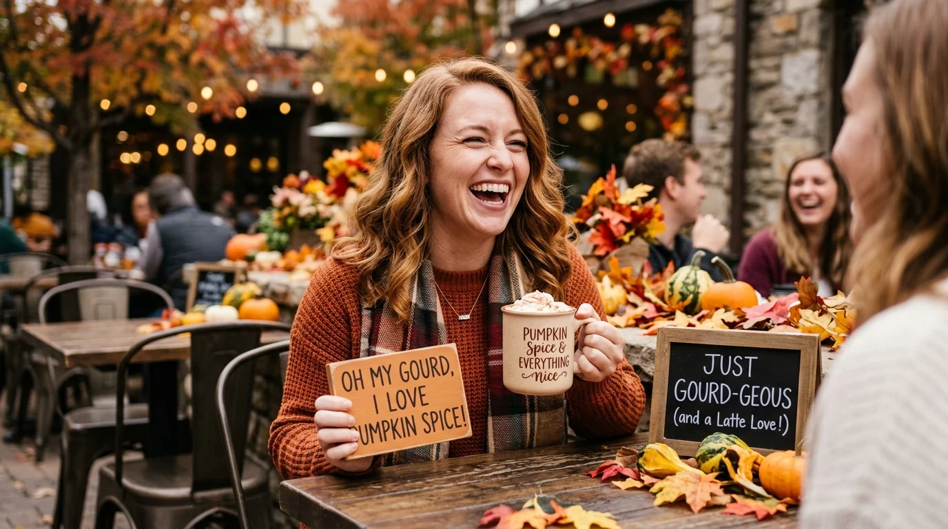 Romantic Pumpkin Spice Puns