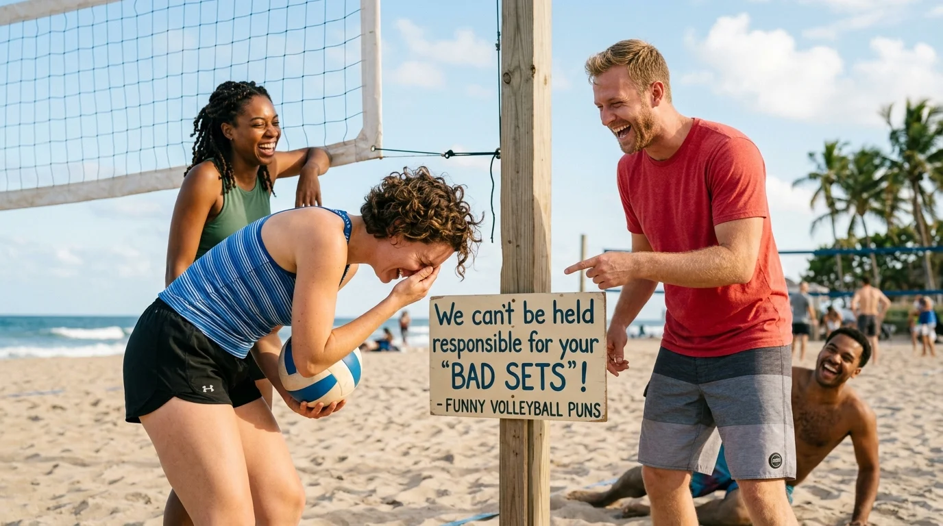 Serve Volleyball Puns