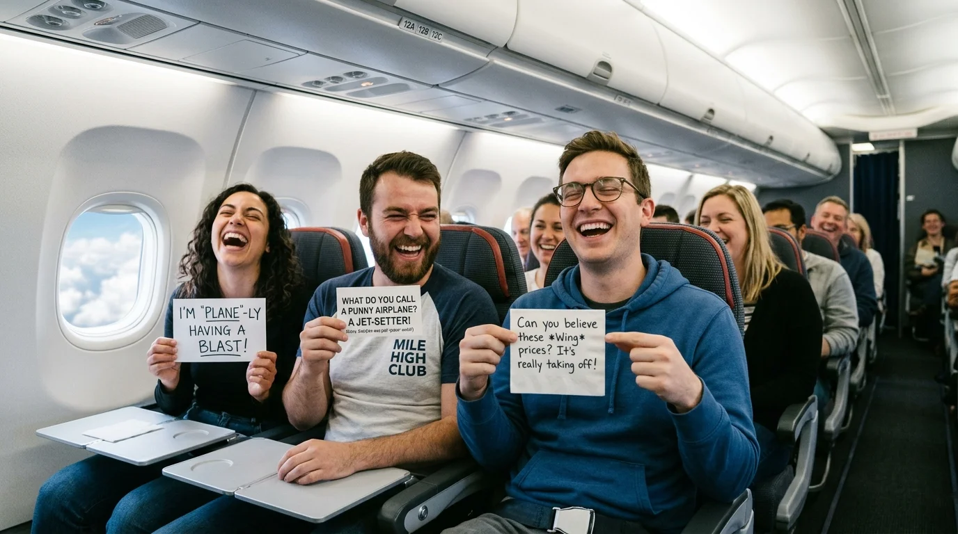 Silly Airplane Puns for Kids