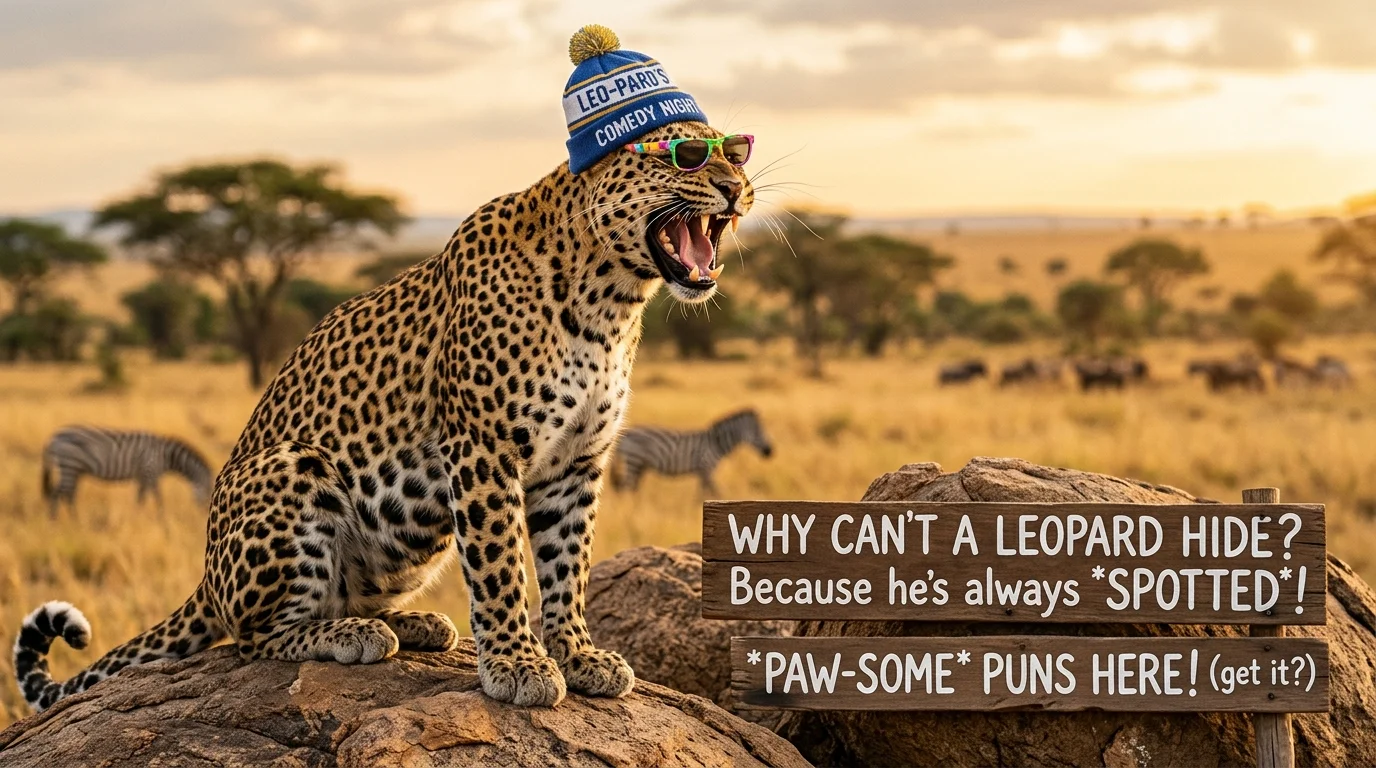 Silly Leopard Puns for Kids