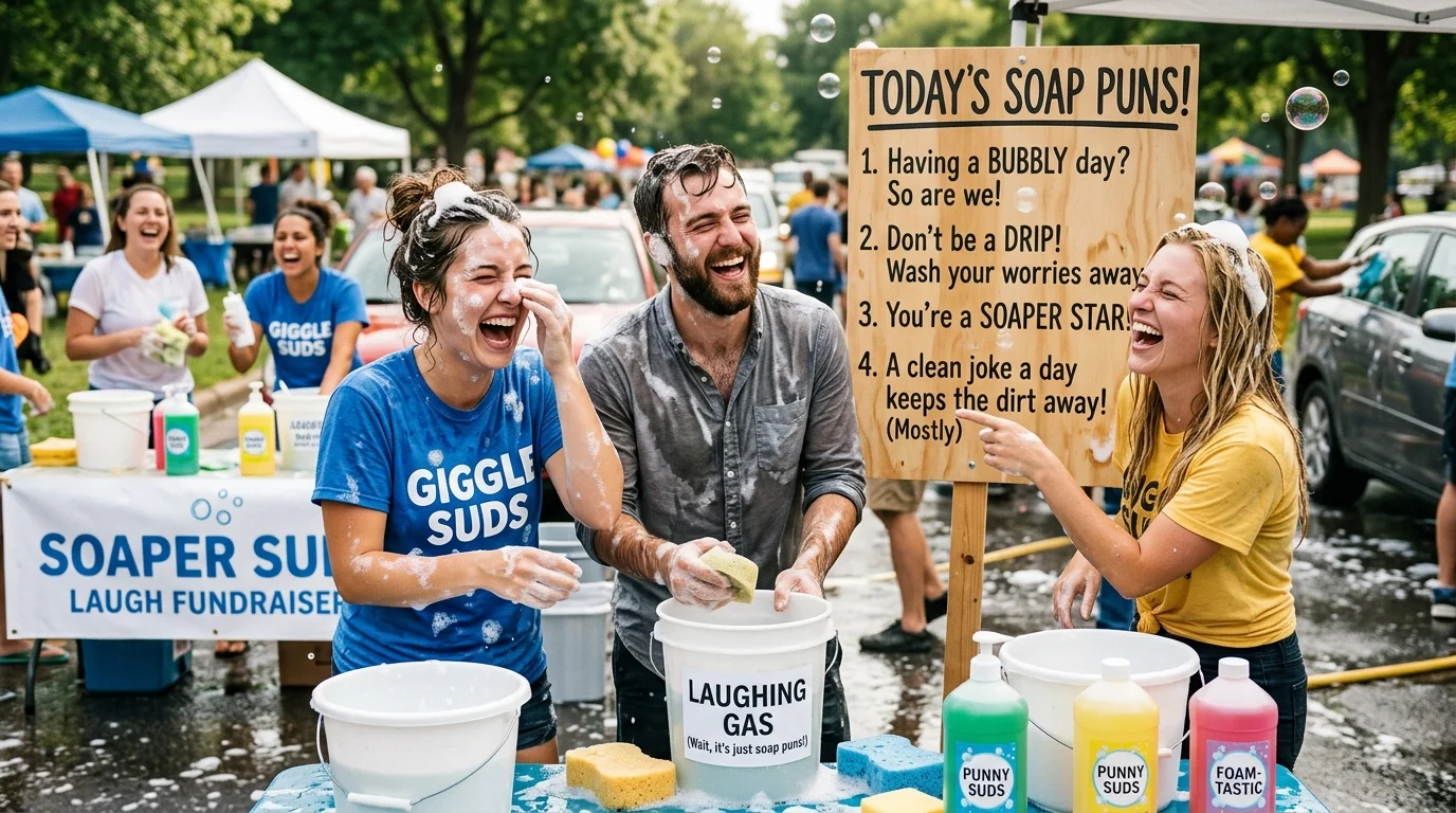 Silly Soap Puns for Kids