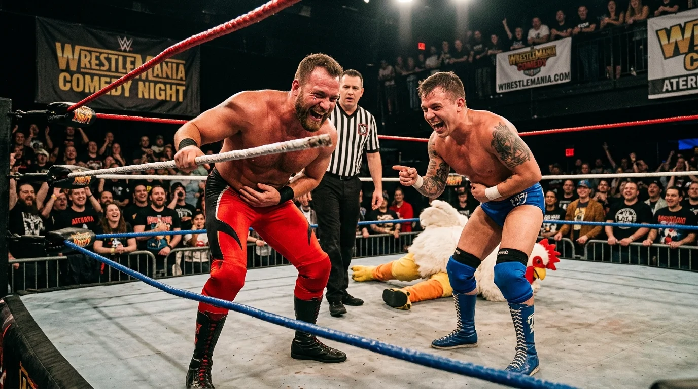TV Wrestling Jokes