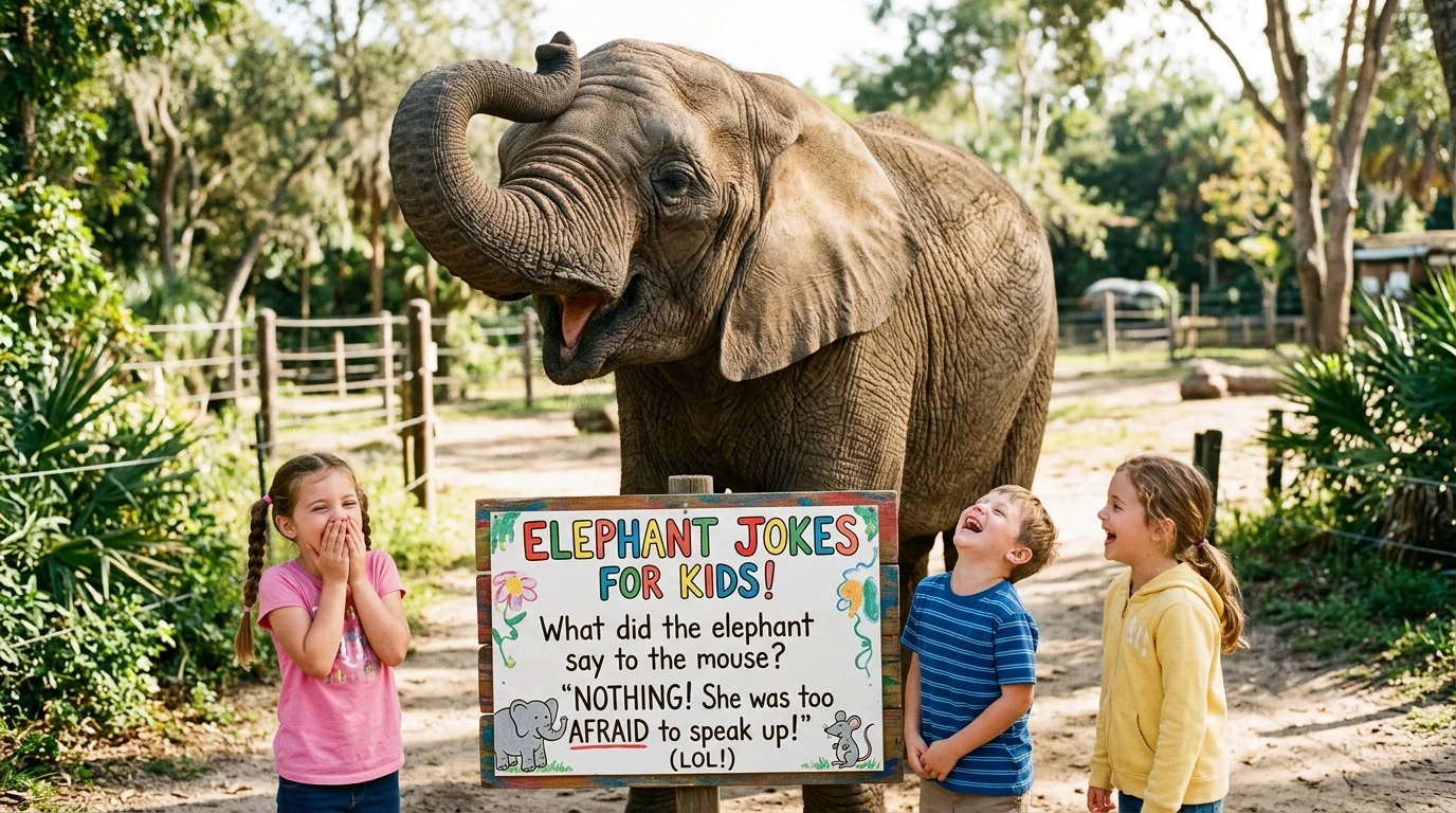 Tiny Elephant Jokes For Little Kids