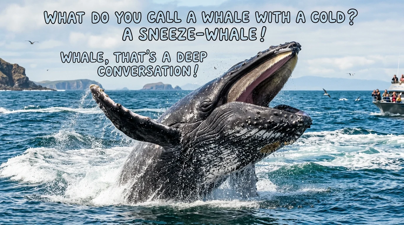Whale Travel and Adventure Jokes
