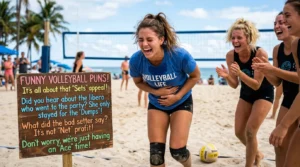 funny volleyball puns