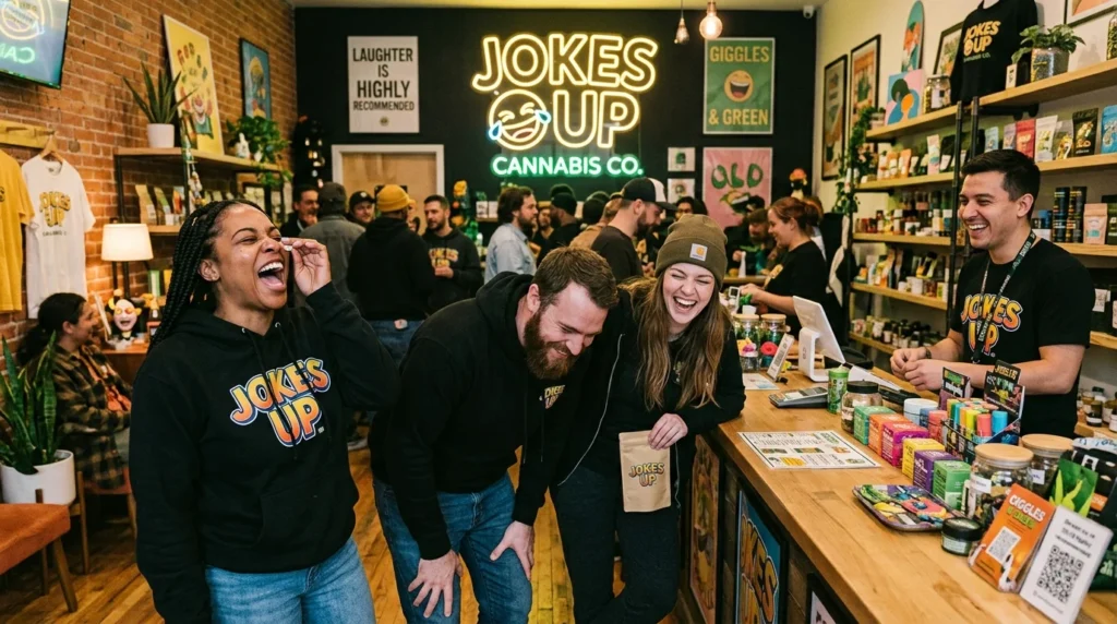 jokes up dispensary