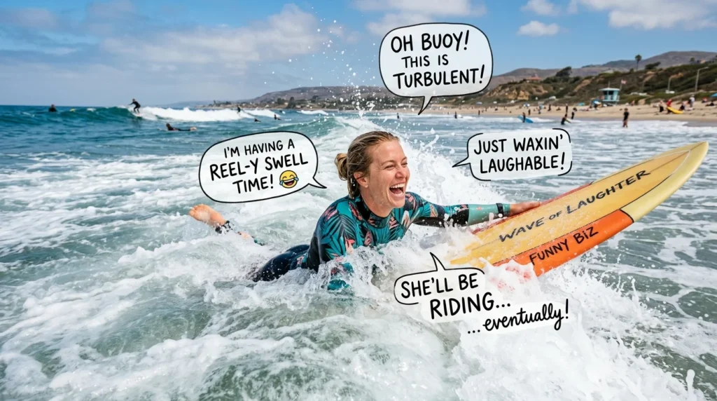 surfing puns